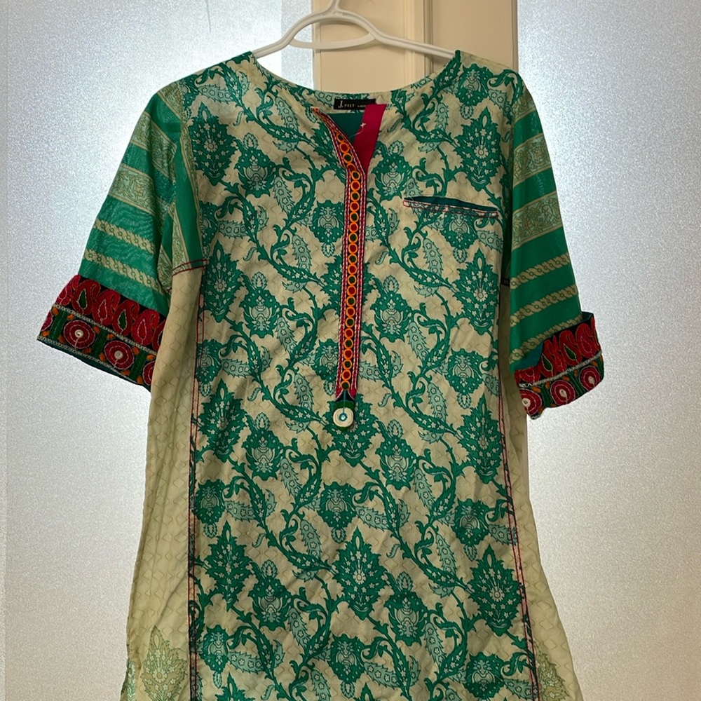 2 PCs Pakistani designer jpret